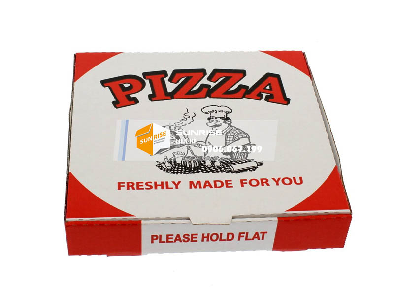 Hộp carton nắp gài đựng thực phẩm Sunrise