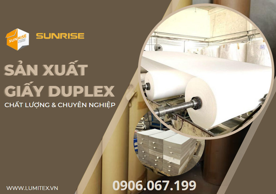 sản xuất giấy duplex tại Hải Phòng