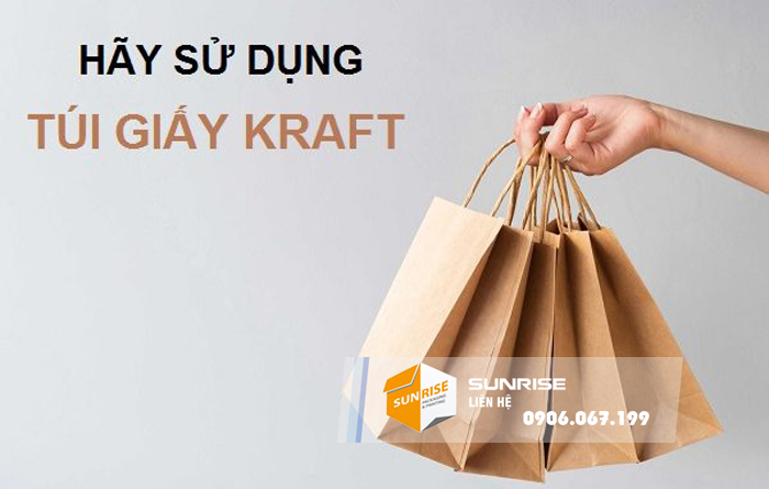Sử dụng túi giấy góp phần tạo môi trường sống tốt hơn