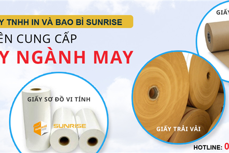 Chuyên sản xuất, cung cấp giấy ngành may giấy sơ đồ, giấy lót vải chất lượng giá rẻ