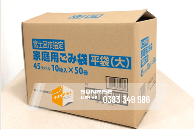 Thùng carton đối khẩu nắp thường